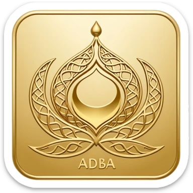 Adab visa logo sticker