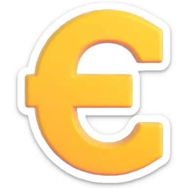 euro sign emoji sticker