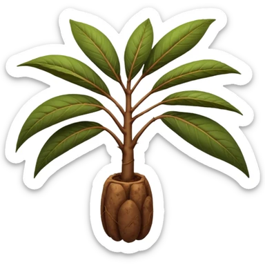 



cassava root sticker