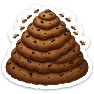 Tuvalete bok yapılmış sticker