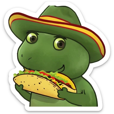 Hispanic baby boy with a taco ￼￼ sticker