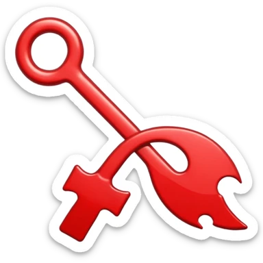 Dunkelrote schleife sticker