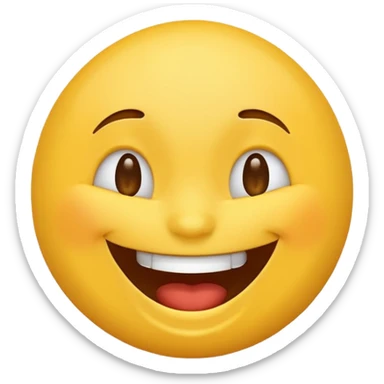 Emoji laugh  sticker