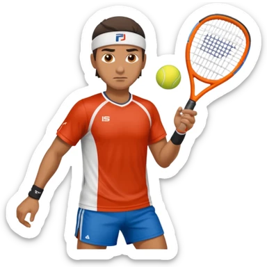 padel player latino sticker