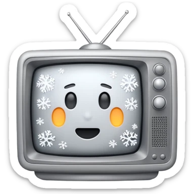 television static(snowy) sticker