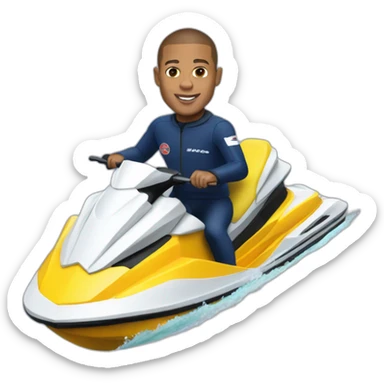 Mbappe jetski sticker