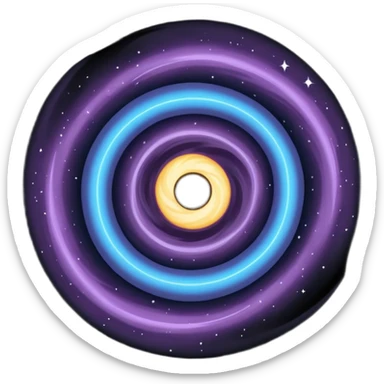 Big black hole sticker
