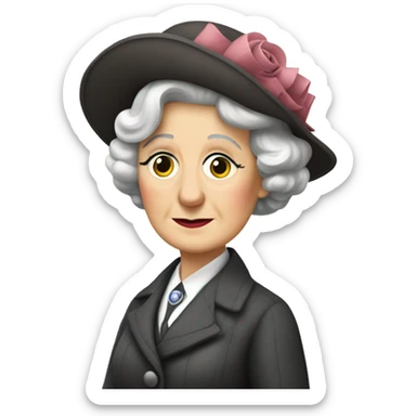 Marple Agatha Christie sticker