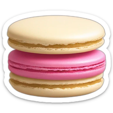 Macaron en fessant sticker