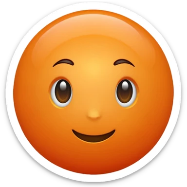 genere moi une seule orange sticker