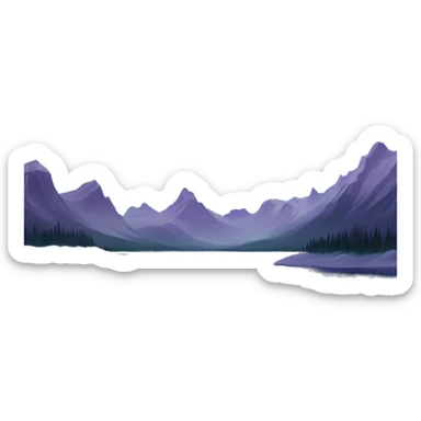aurora northern lights purple blue green sticker