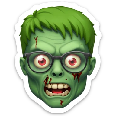 🧟‍♂️🤬🤓 sticker