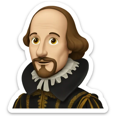william shakespeare sticker