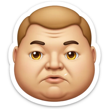 Obese turd man sticker