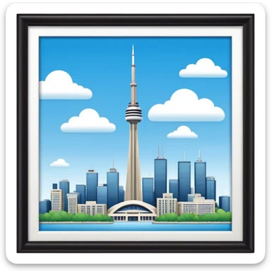 Cn tower sticker