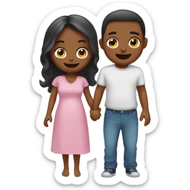 Gender reveal sticker