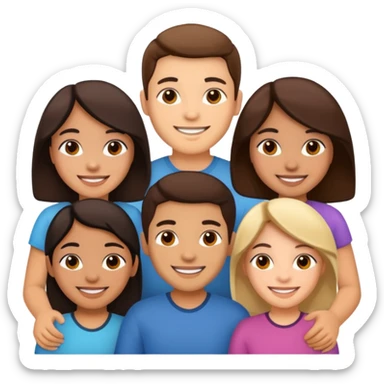 many Latino people sticker