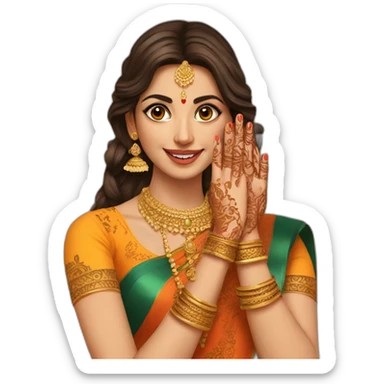 mehendi ceremony sticker
