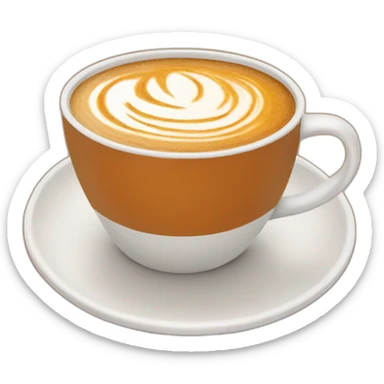 pumpkin spice latte cup sticker