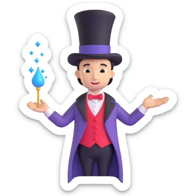 Magician  sticker