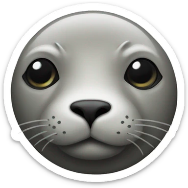 A seal that choose a life of crime sticker