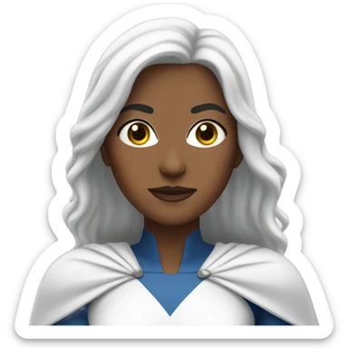 White superwoman sticker