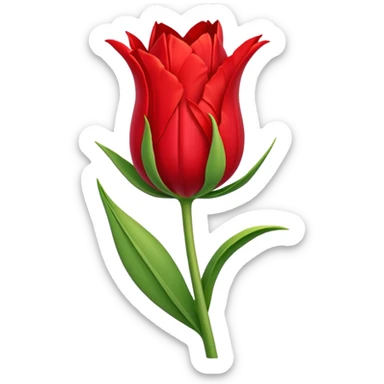 wilted tulip sticker