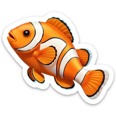 Nemo clownfish sticker