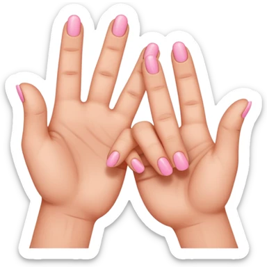 🤙🏻🤙🏻 put those to emojis facing each other and connect their pinky’s  sticker