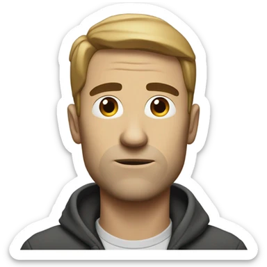 A man missing his wife sticker