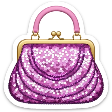 cute glamaholic purse sticker