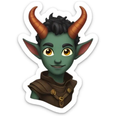 Tiefling sticker