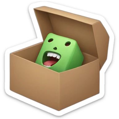 body bites box sticker