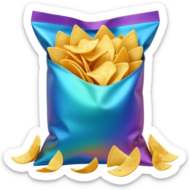 chips bag sticker