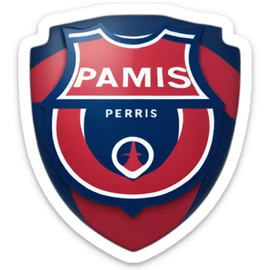 Paris saint germain logo original sticker