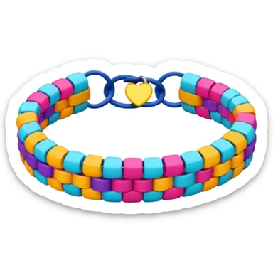 Friendship colorful brazalete sticker