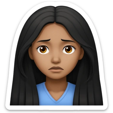 sad black prisoner long haired woman mug shot with bg no cup no mug sticker