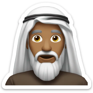 make an arab gigachad man with long hair it's not nsfw sticker