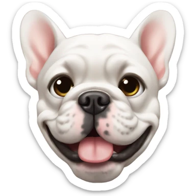 Furless Frenchbulldog sticker