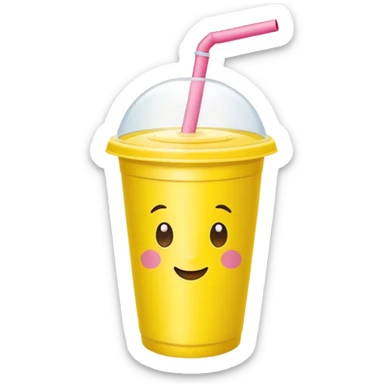lemonado cup, Theme Park Snack. sticker