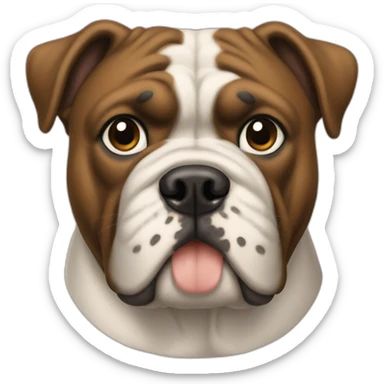 yale bulldog handsome dan sticker
