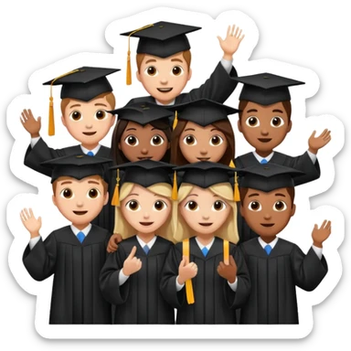 Tu deseo de conocimiento es tu lema. Ustedes son un grupo inteligente que siempre está buscando conocimientos
"recién salidos del horno" sticker