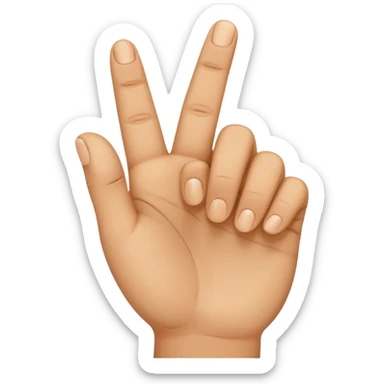 ASL Alphabet G sticker