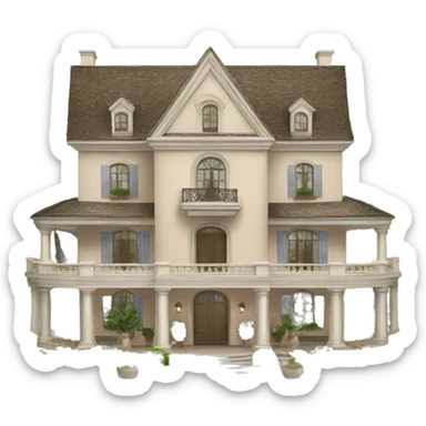 luxury house sticker