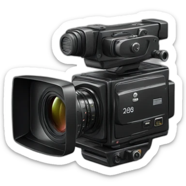 Cinema camera sticker