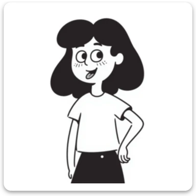 teen girl sticking out her tongue sticker