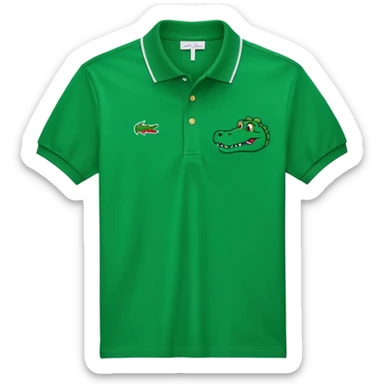 Lacoste emoji sticker