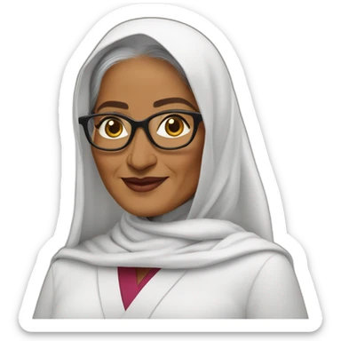 Sheikh hasina super woman sticker