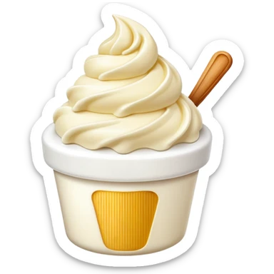vanilla gelato sticker