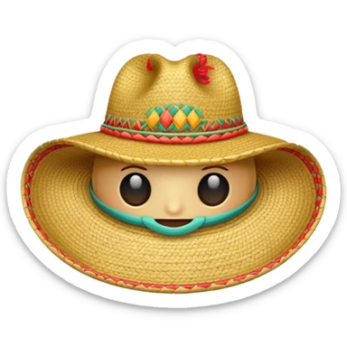 Sombrero vuelta sticker